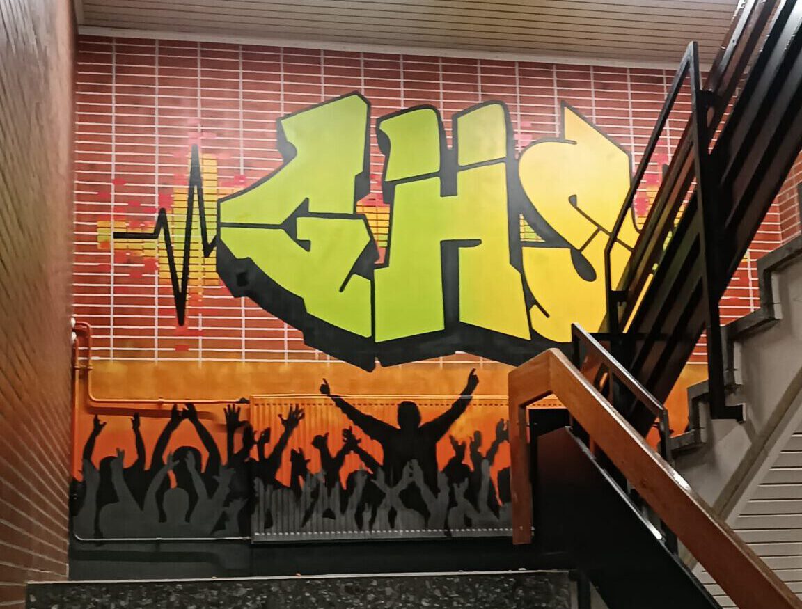 Mehr über den Artikel erfahren Graffiti an der Gustav-Heinemann-Gesamtschule